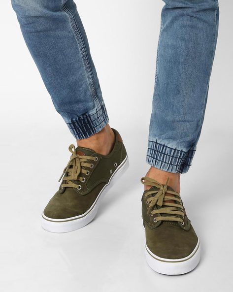 Buy Olive Green Sneakers for Men by Vans Online | Ajio.com