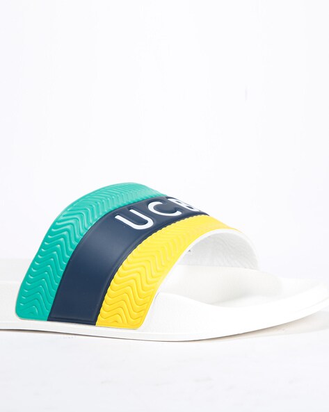 UNITED COLORS OF BENETTON Colourblock Sliders with Branding