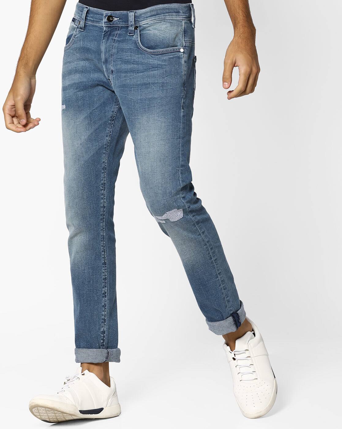 lee distressed jeans