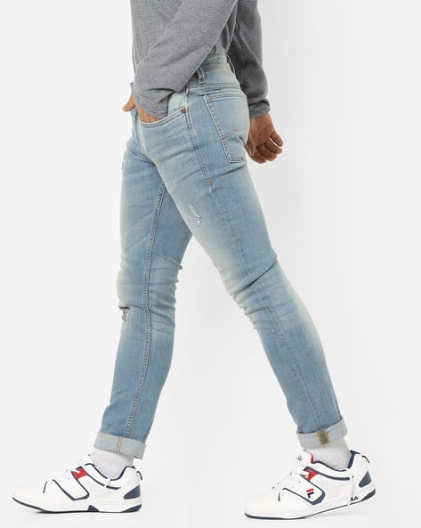 Skuller Super Slim Lightly Washed Jeans (Image - 2)