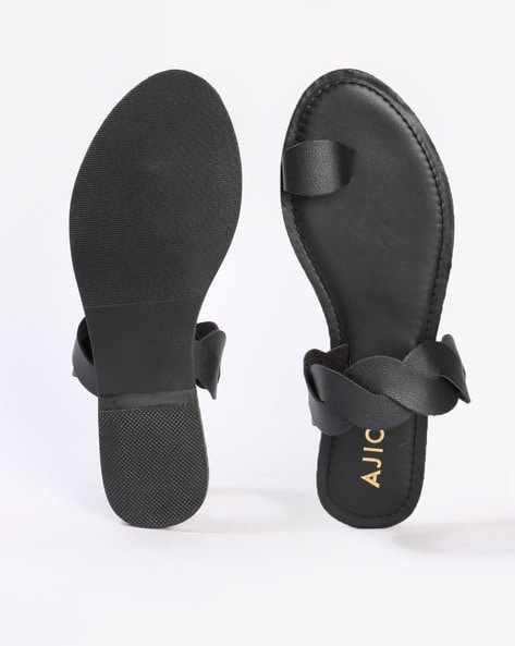 Buy Black Heeled Sandals for Women by Truffle collection Online | Ajio.com