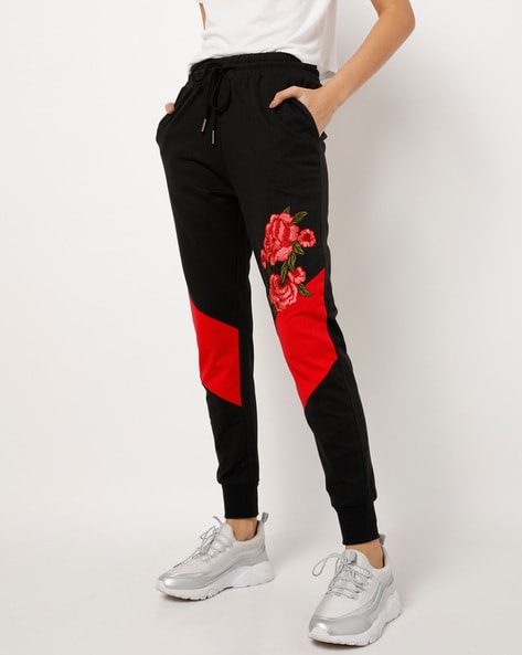 cuffed track pants womens