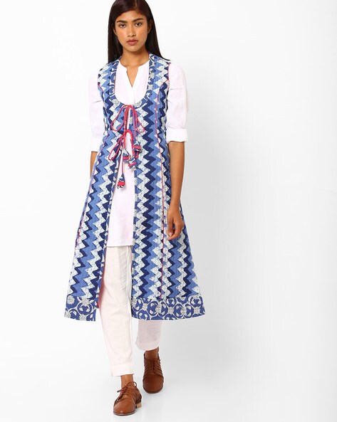 Extra Large Jaipuri Small Motifs Printed 100% Cotton Long Quilted Jacket at  Rs 3600/piece in Jaipur