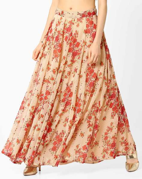 Buy online Floral Print Flared Maxi Skirt from Skirts  Shorts for Women by  Hive91 for 729 at 52 off  2023 Limeroadcom