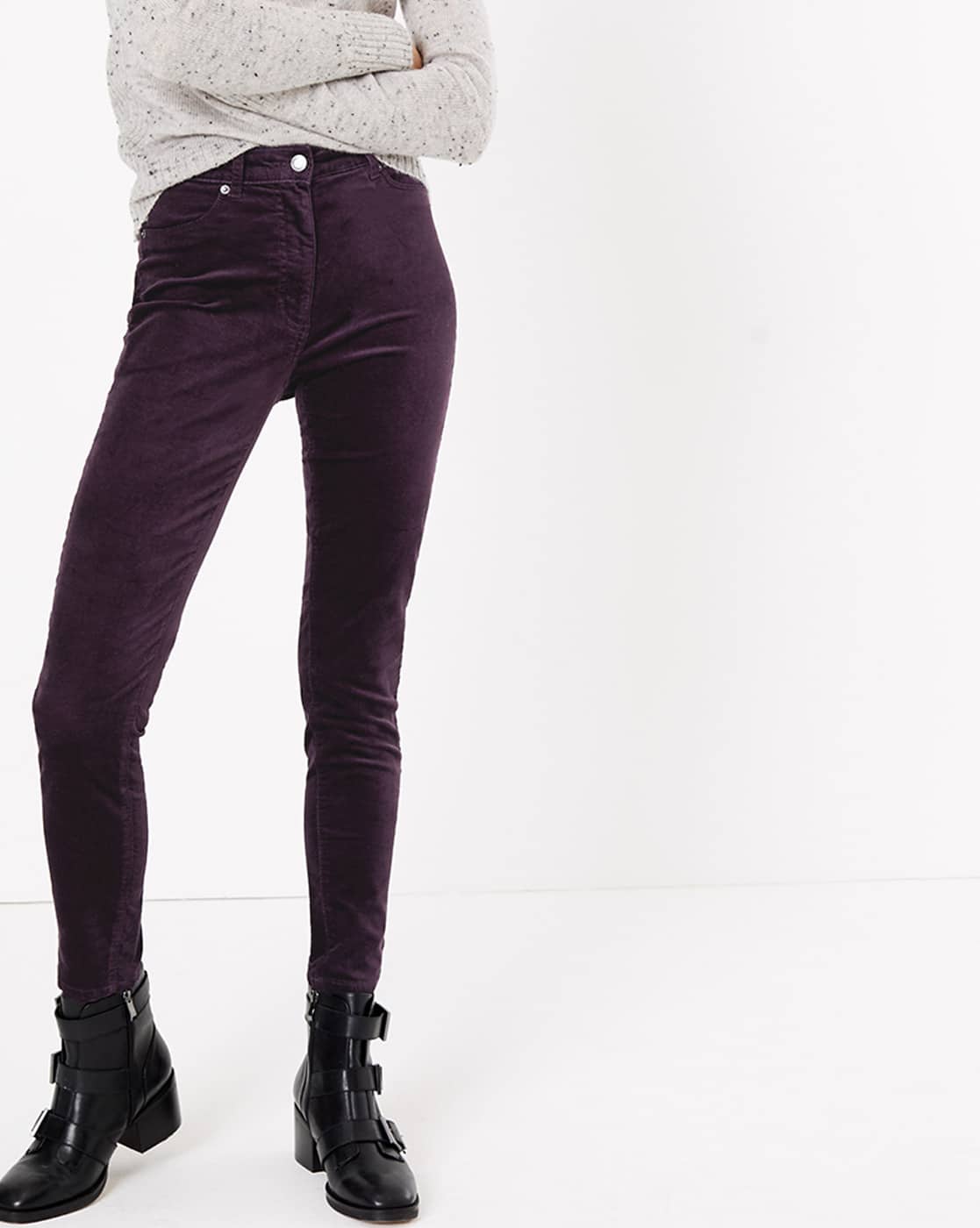 purple jeggings womens