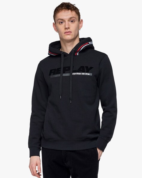 replay hoodie mens