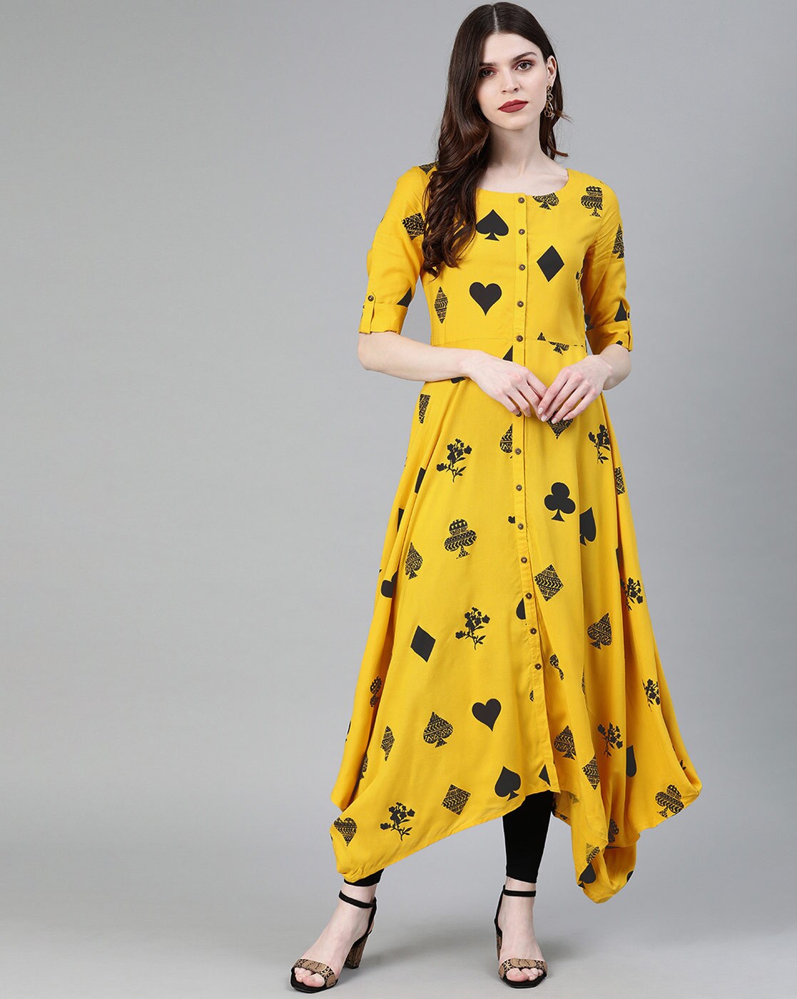 anarkali model kurti