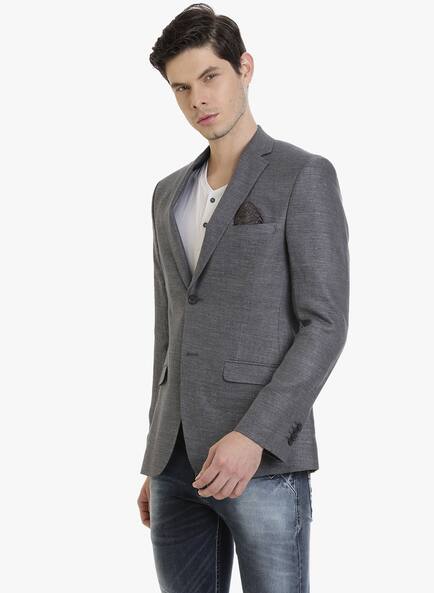 dark grey blazer men