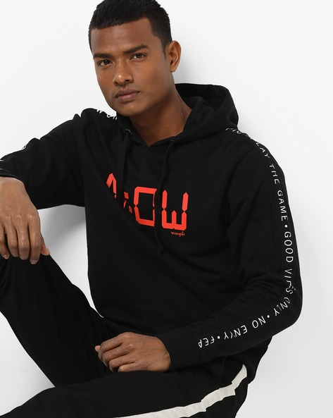 Buy Black Sweatshirt & Hoodies for Men by WRANGLER Online 