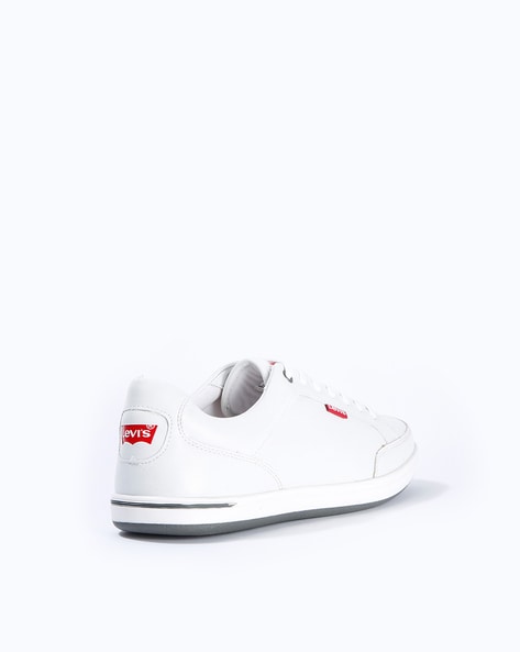 levis textured lace up sneakers