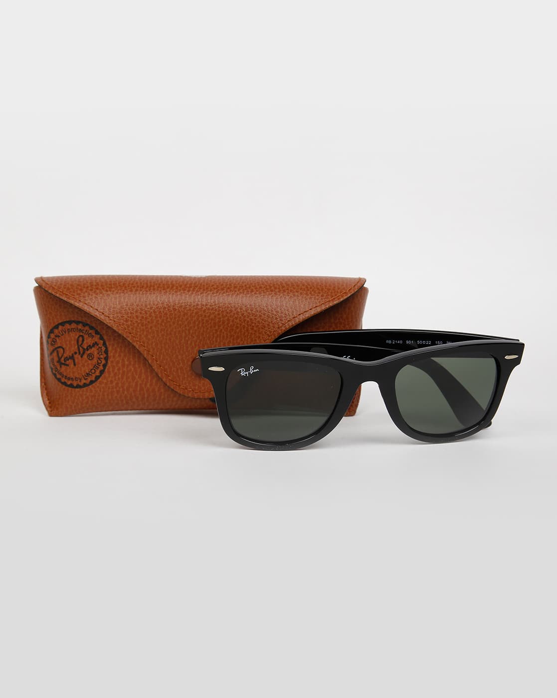 Buy Ray-Ban 0RB214090150 UV-Protected Wayfarers Black Color Men