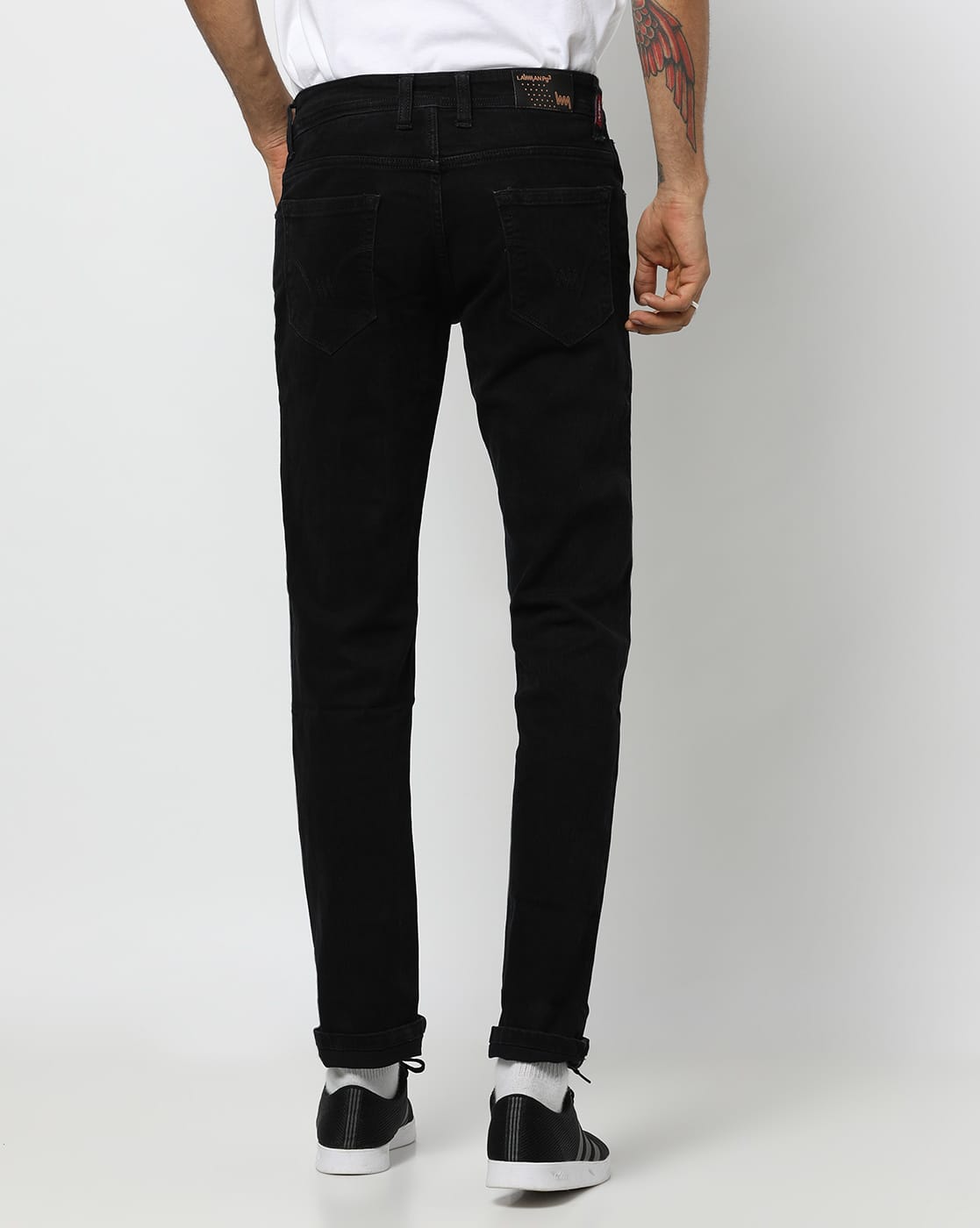 Buy Black Jeans for Men by LAWMAN PG3 