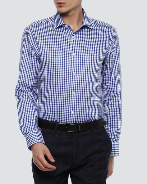 Louis Philippe Formal Shirts : Buy Louis Philippe Men White Shirt Online