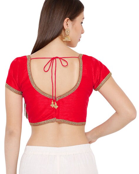 Buy Red Blouses for Women by SALWAR STUDIO Online