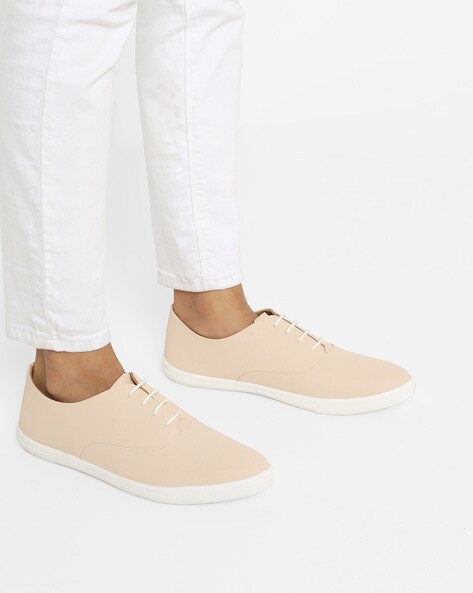 cream casual shoes