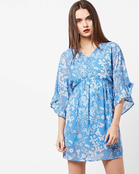 kaftan sleeve dress