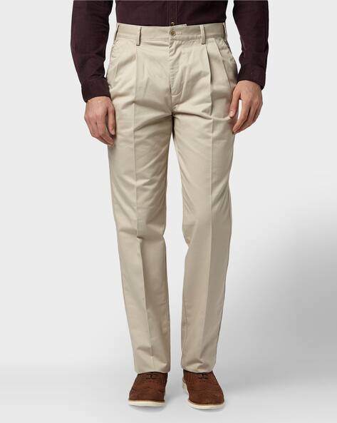 Buy Beige Trousers \u0026 Pants for Men by 