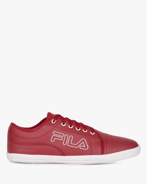 Fila men cheap lavadro red sneakers