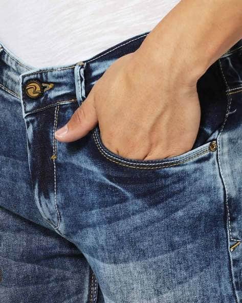 Skinny Fit Washed Jeans (Image - 2)