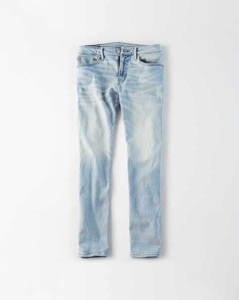 american eagle light wash jeans men