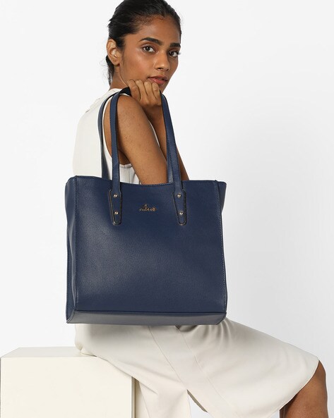 navy blue tote