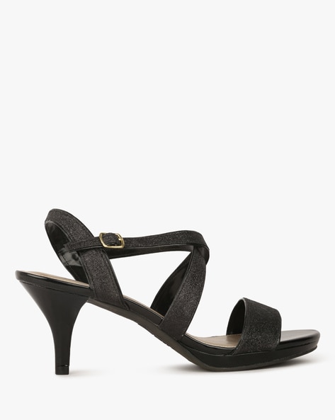 fioni night black heels