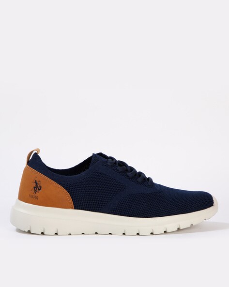 navy blue polo shoes