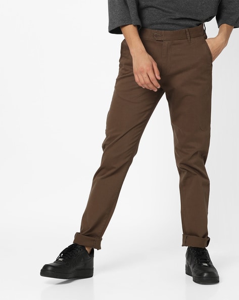 Buy Beige Trousers & Pants for Men by Styli Online | Ajio.com