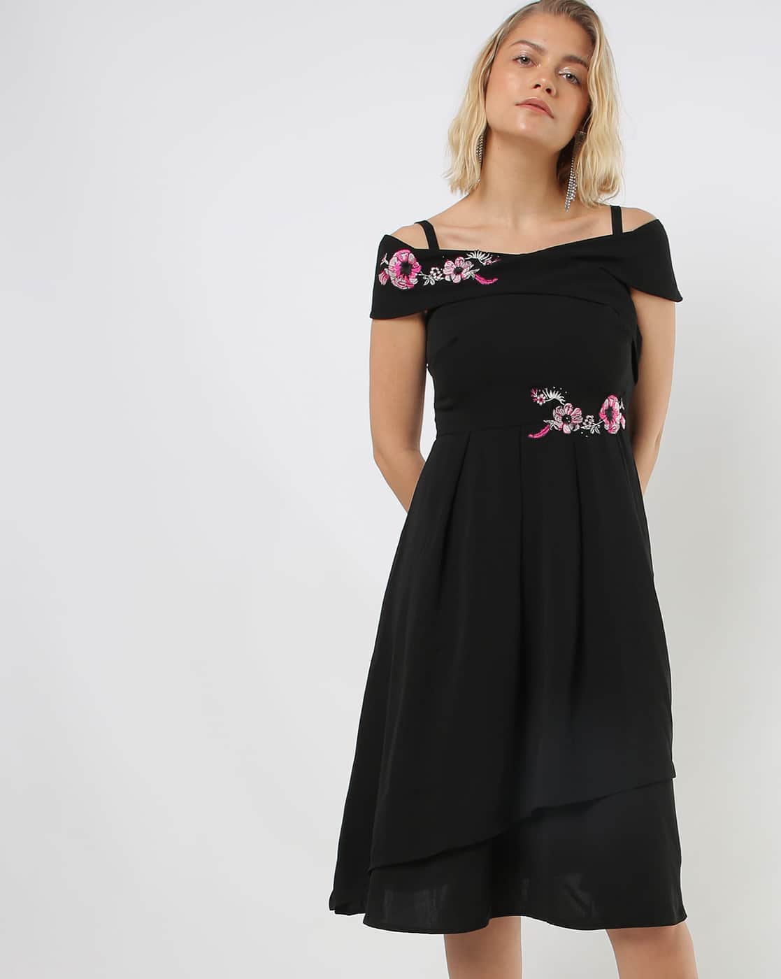modest maroon dress