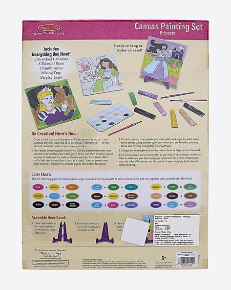 Melissa and doug store canvas painting set