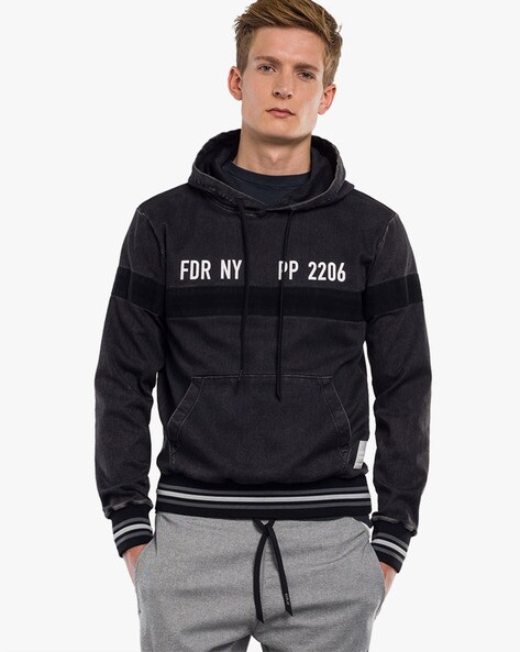 mens replay hoodie