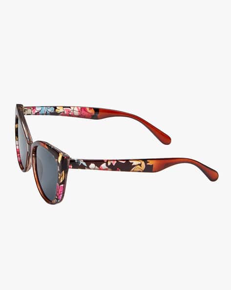 41382 Printed UV Protected Cat-Eye Sunglasses (Image - 2)