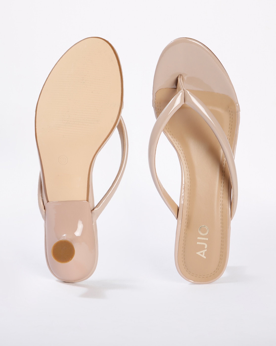 Buy Beige Flat Sandals for Women by Blue Beauty Online | Ajio.com