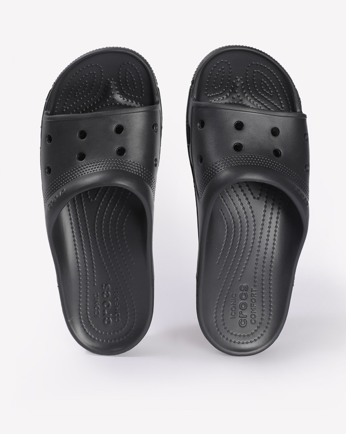 iconic crocs comfort slides