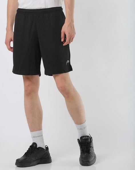 black tennis shorts with pockets