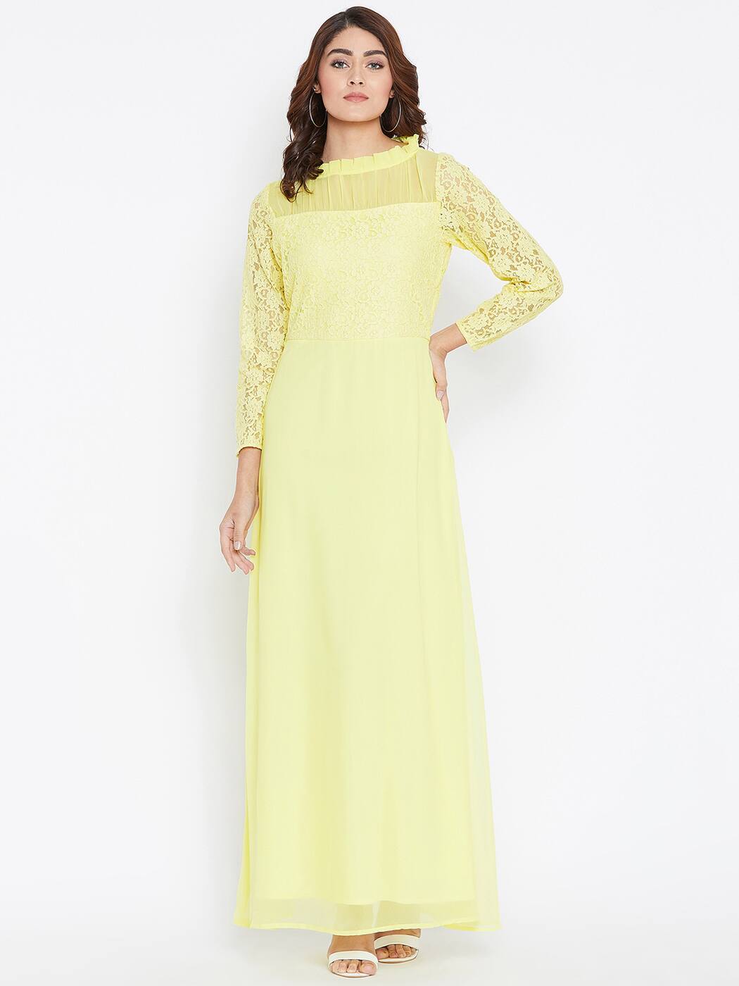 Yellow gown dress Clearance