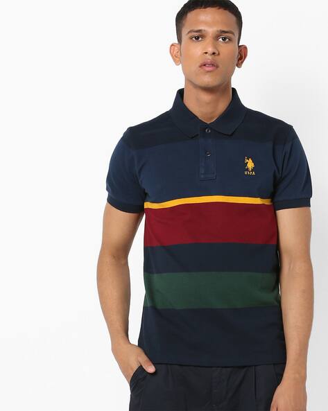 Buy Navy Blue Tshirts for Men by U.S 