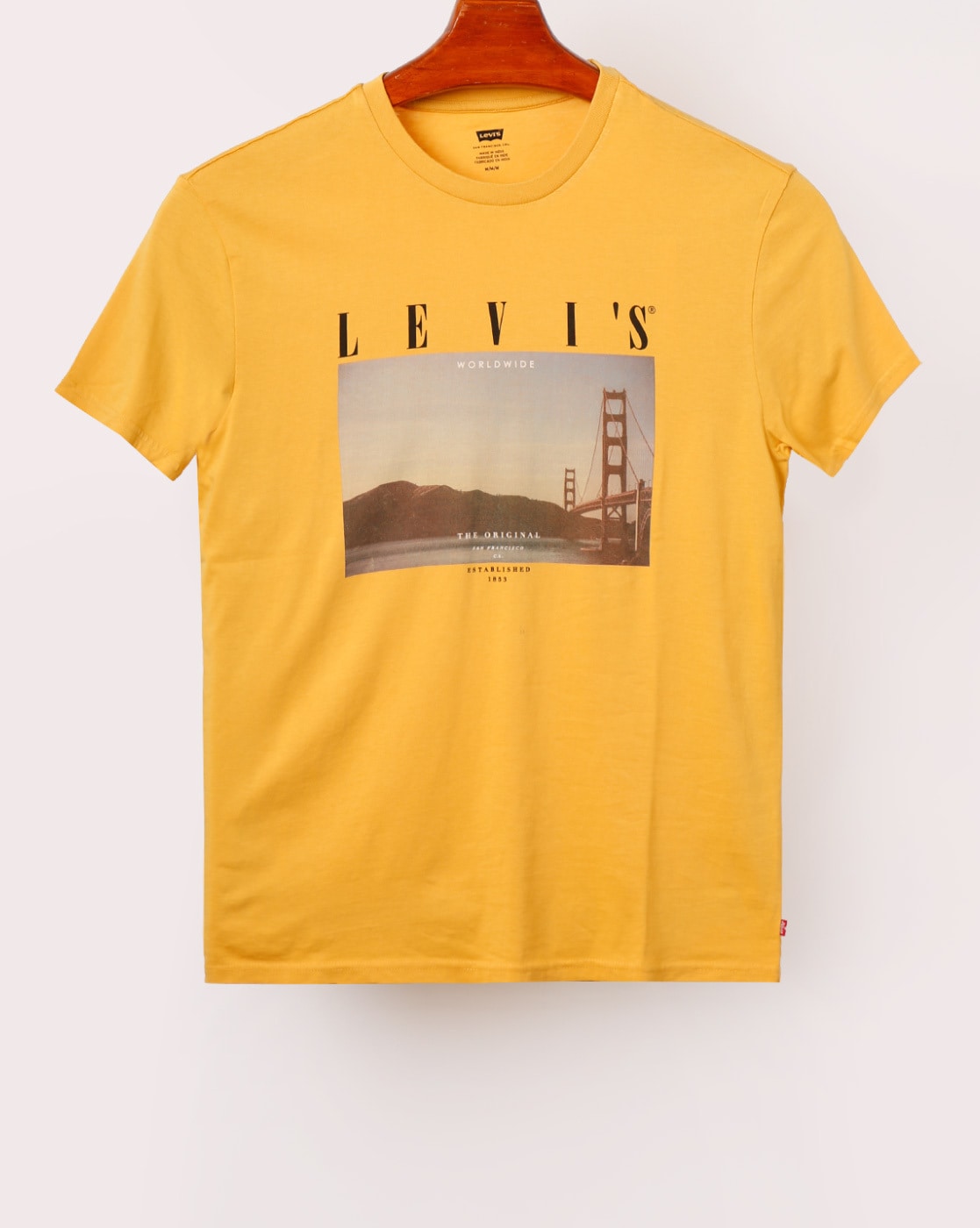 levis yellow shirt