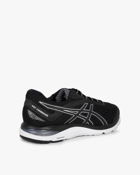 Asics gel cumulus sale 20 black white