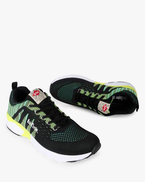 Panelled Mid-Top Sports Shoes