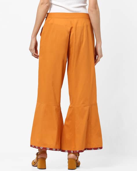 Orange sharara pants Clearance