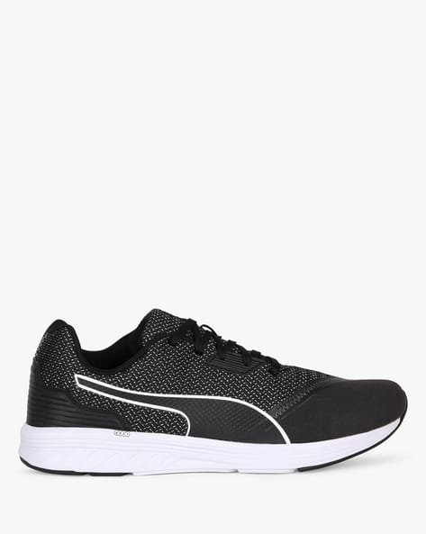 NRGY Resurge Textured Lace-Ups By Puma ( Black ) - 460239713004