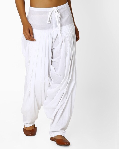 Patiala Pants with Knife Pleats Price in India
