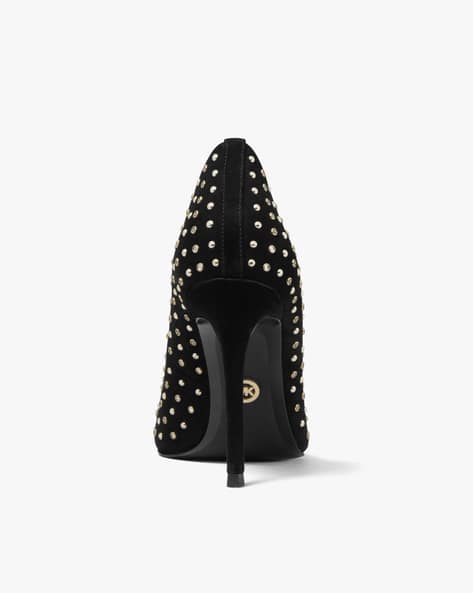 Buy Michael Kors Keke Studded Toe-Cap Pumps Black Color Women