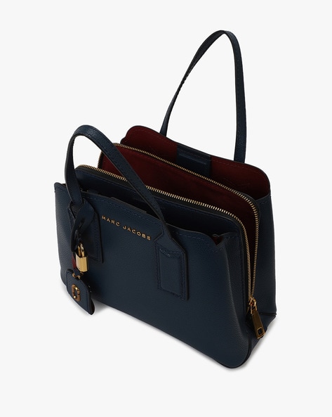 Marc Jacobs The Editor Blue Sea Leather Tote Bag