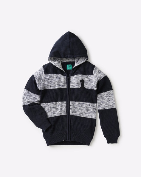 navy blue hooded sweater