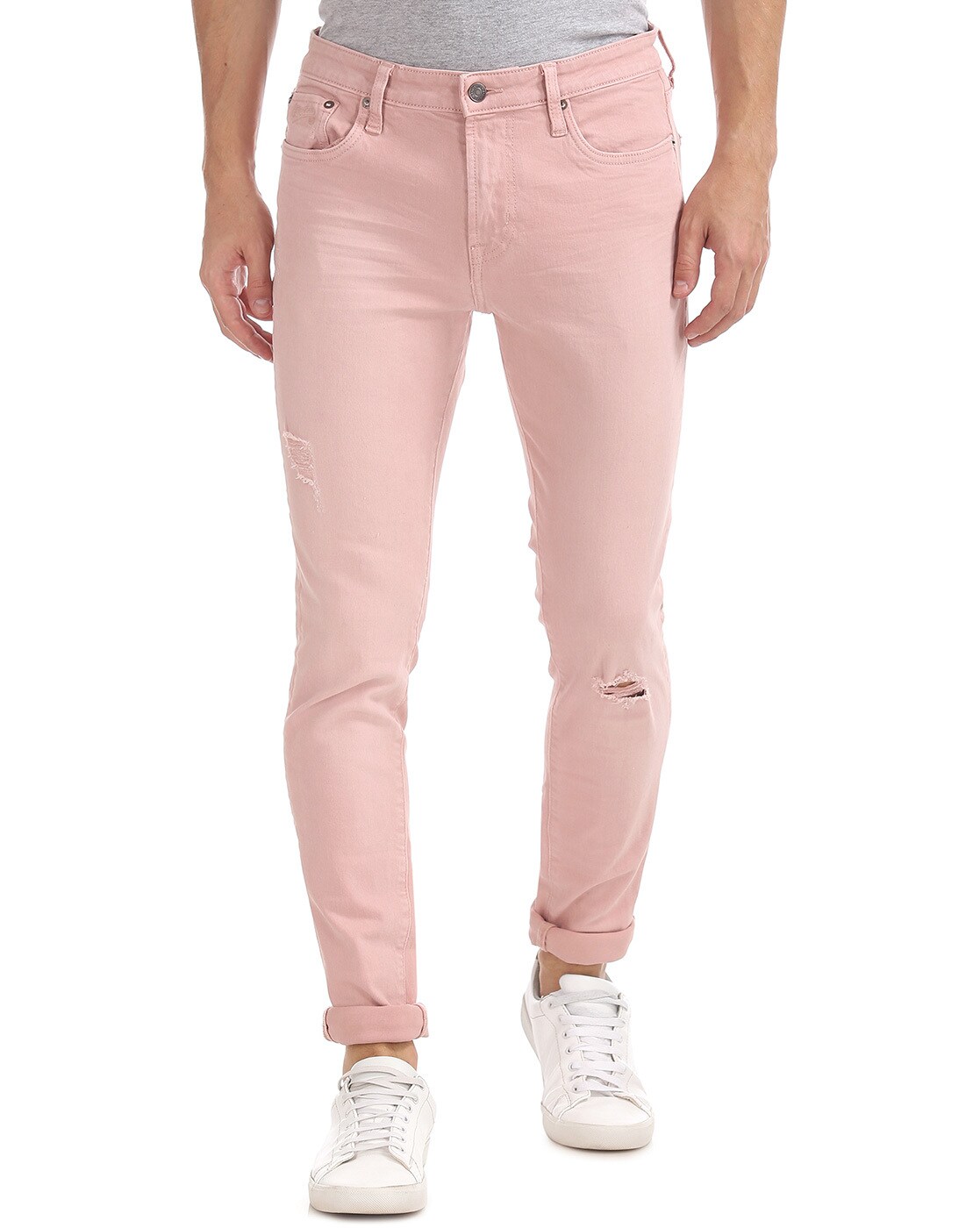 pink skinny jeans for guys