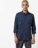 Buy Navy Blue Shirts for Men by NETPLAY Online | Ajio.com