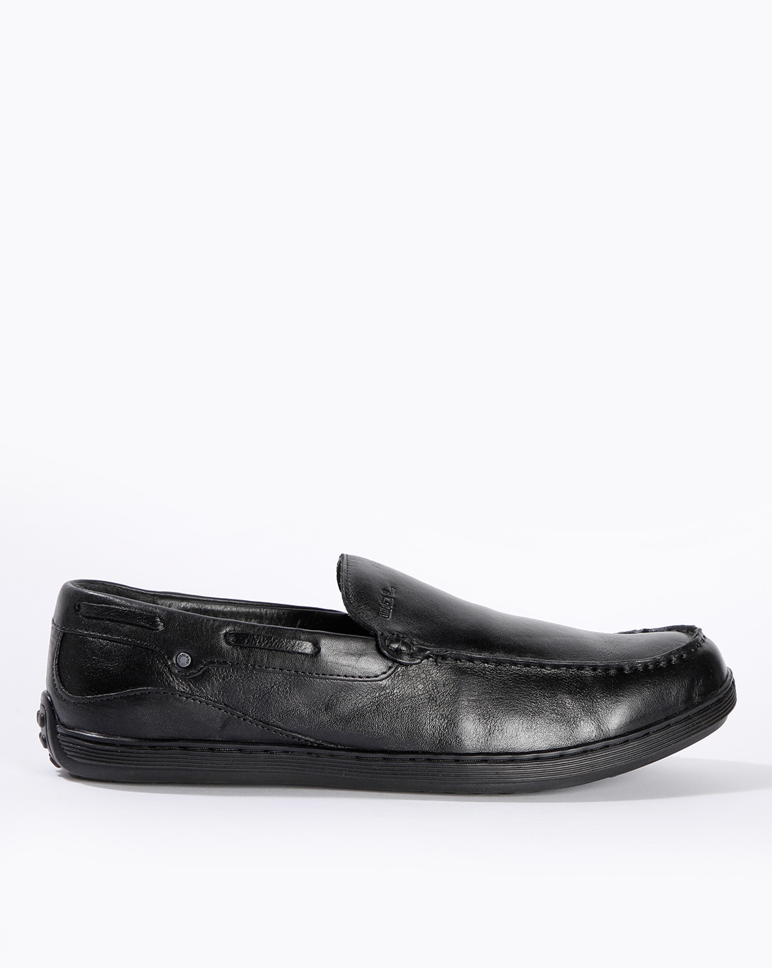 black leather shoes woodland