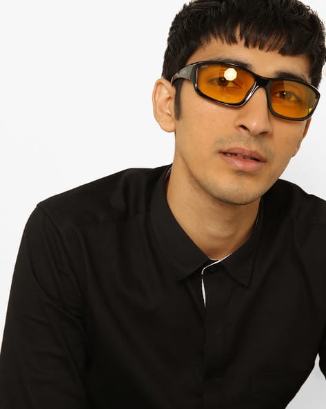 Buy Ambermatic Yellow Sunglasses For Men By Mtv Roadies Online